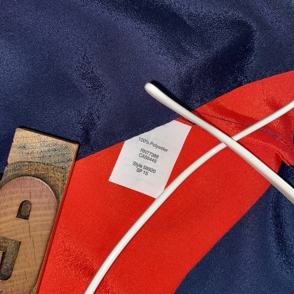 J. CREW Racerback/Spaghetti Strap Wide Navy & Red Stripe Tank - Picture 8 of 8